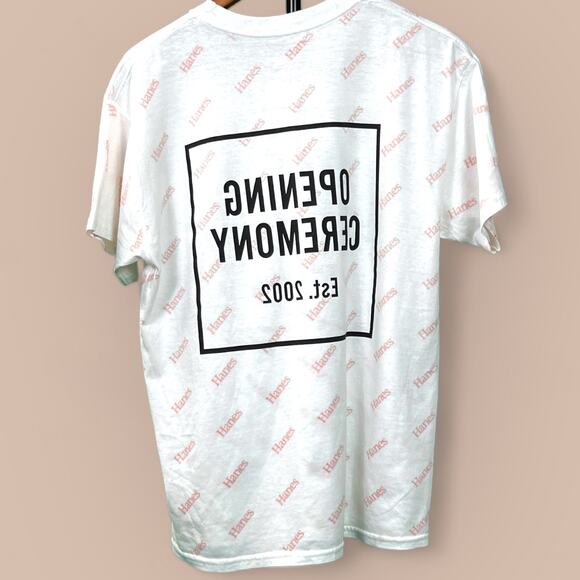 Opening Ceremony x Hanes Collab T-Shirt Men's Size Medium X-Temp - Picture 2 of 4